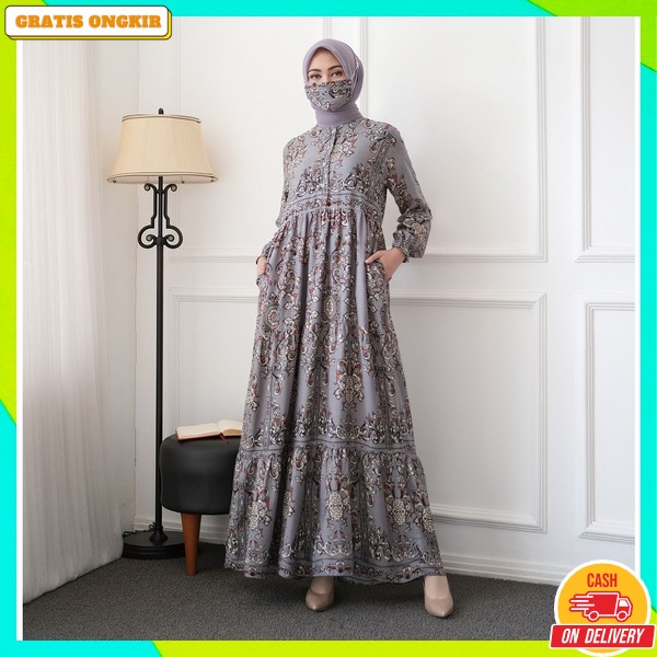 Bj Dreas Branded Bahan Tebal Bju Gamis Ibuibu Pengajian Ghamis Deres Remaja Model Terbaru 2023 Pakai
