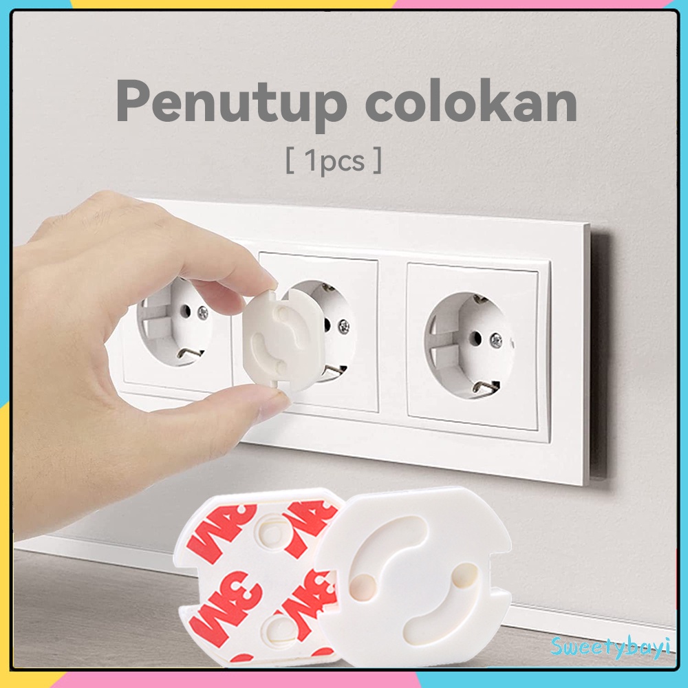 SweetyBayi Pengaman stop kontak Penutup colokan listrik bayi anak Pelindung tutup stop kontak socket cover