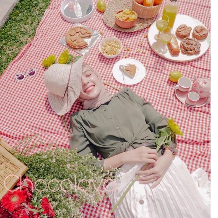 ✮ KAIN PIKNIK KOTAK KOTAK/ ALAS PIKNIK / KAIN FOTOGRAFI ☂