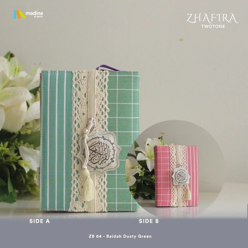 Al Quran COD - A6 Alquran Madina Zhafira Dua Sisi Two Tone Zhafira Pelangi Al Quran Rainbow(W0J5) Al