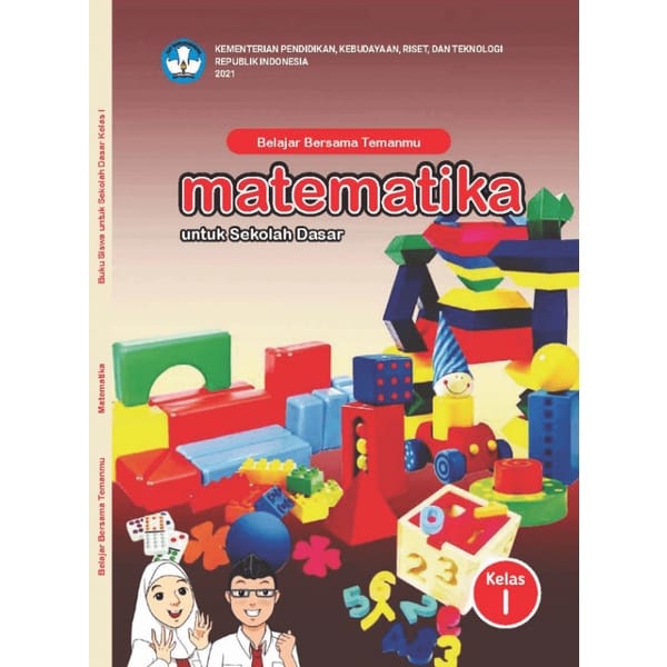 Buku Matematika kelas 1 SD/MI kurikulum merdeka mtk sekolah dasar