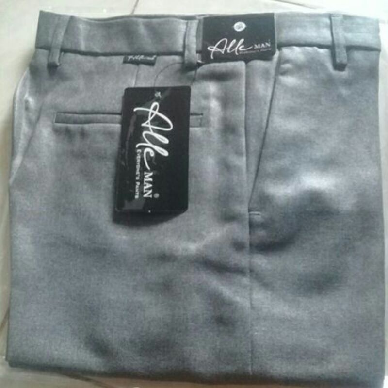 CELANA FORMAL PRIA DASAR MENGKILAT SLIMFIT (28-37)TERLARIS