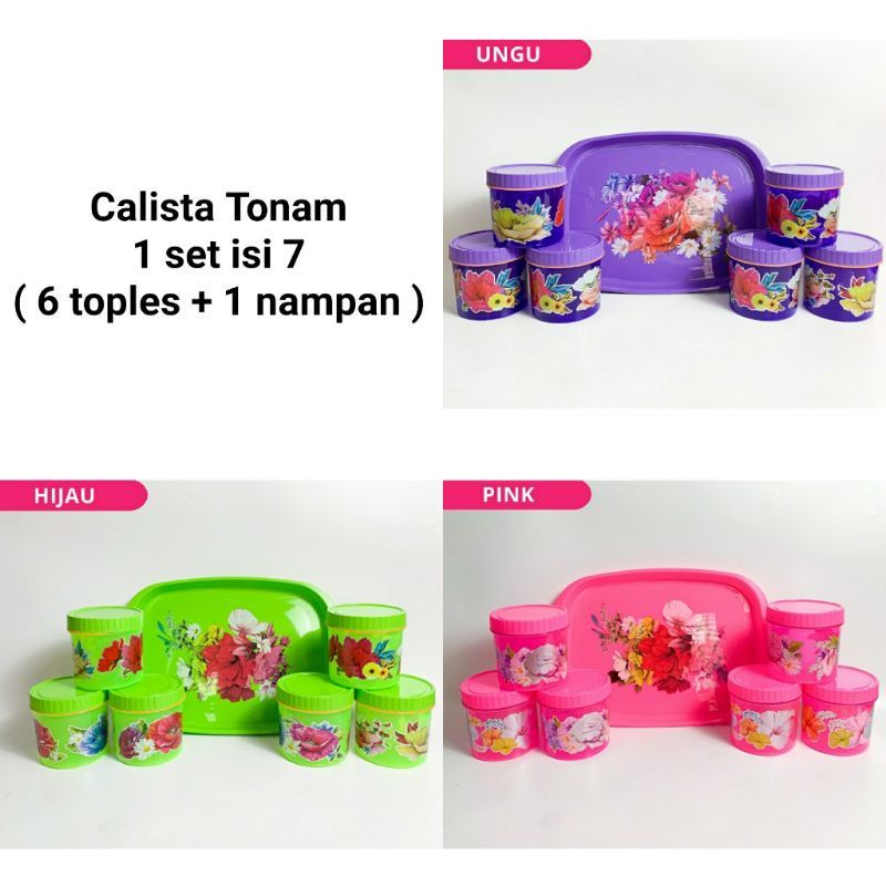 TOPLES NAMPAN LEBARAN  SET 7 IN 1 TONAM BAKI TUTUPAN PUTAR