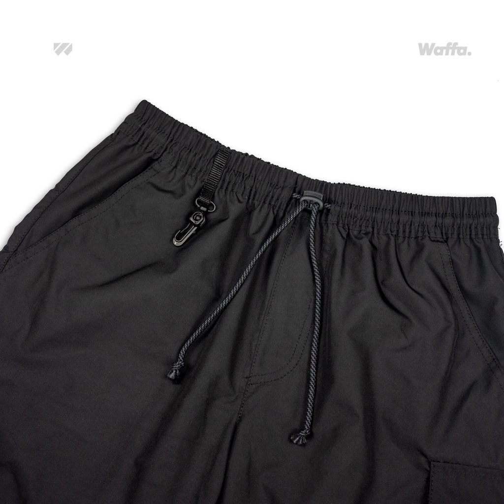 Short Cargo Pants | Explore | Waffa | Celana Pendek Cargo | Black