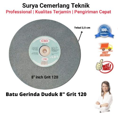Batu Gerinda Asah Duduk 8 inch Grit 120