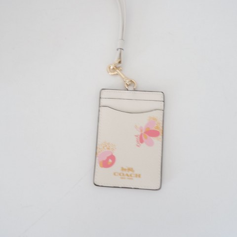 

NAME TAG COACH ID LANYARD WITH POP FLORAL PRINT ORIGINAL