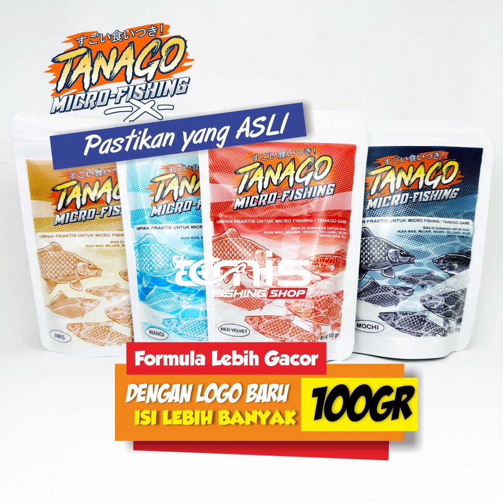 Umpan Praktis Tanago Paket Hemat Pocket Micro Fishing Tegek Mujair Nilem Benteur Paray