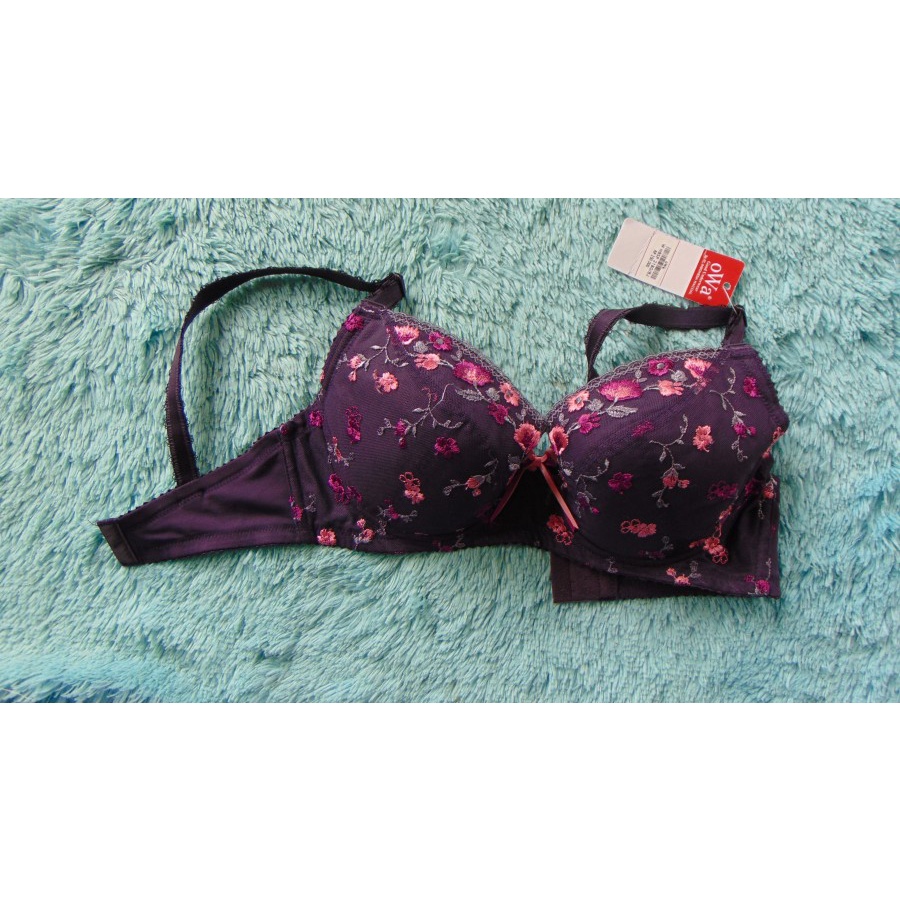 BRA WAC0AL JAPAN EXPORT BRA 2180 DPP FLO SIZE 30B (B65) 30C (C65) 30D (D65) 32A (A70) - BUSA AGAK TI