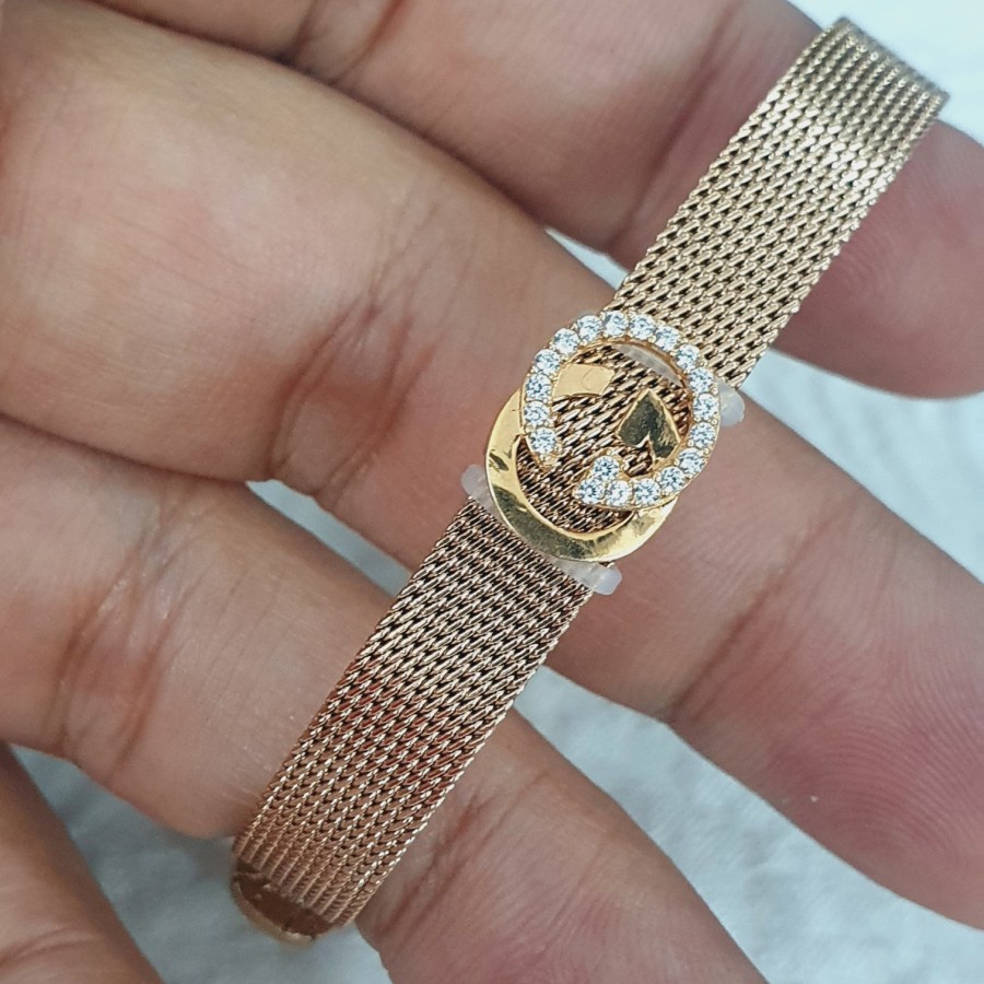 liontin charm bahan gelang model jam emas 70% 700 70 % 16k
