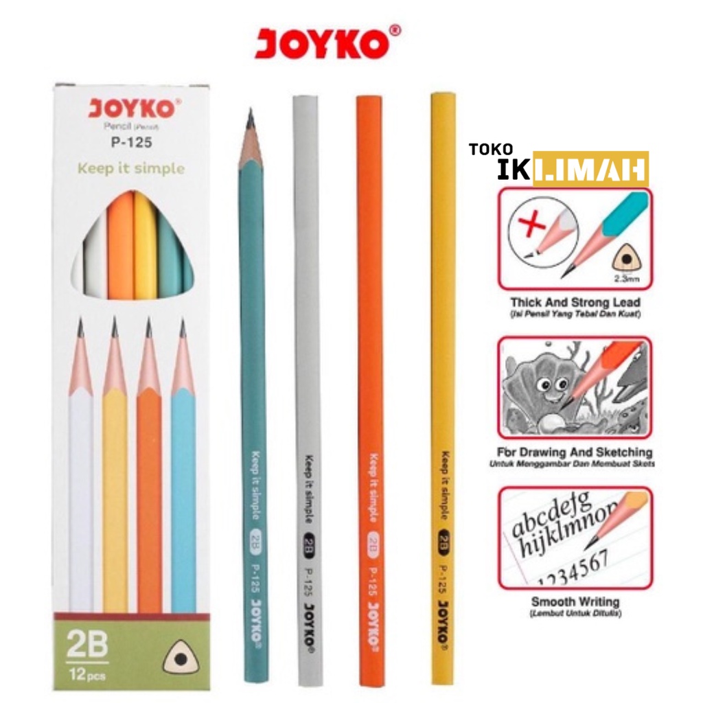 

Pensil 2B Joyko P-125 / Pencil P125