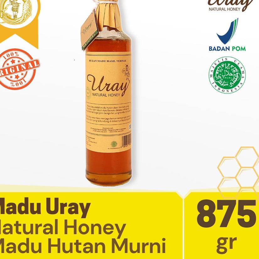 

☈ URAY NATURAL HONEY (875 GRAM) / MURNI / PURE HONEY ☪