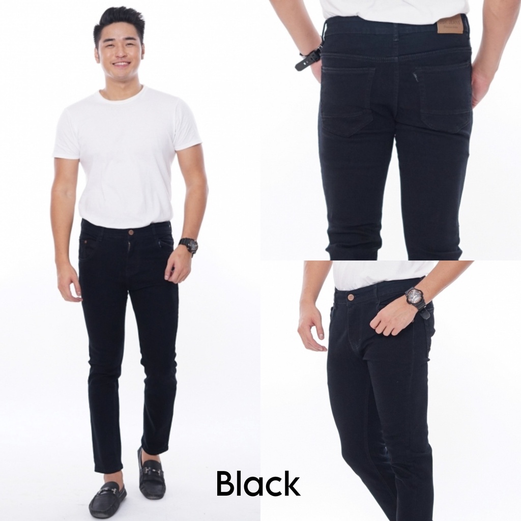 [SIZE 28-38] VINCENT Skinny Jeans Pria - 6 WARNA / Celana Jeans Panjang Cowok Bigsize Jumbo