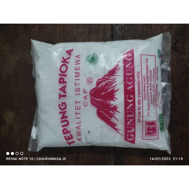 

500gr tepung tapioka cap gunung agung