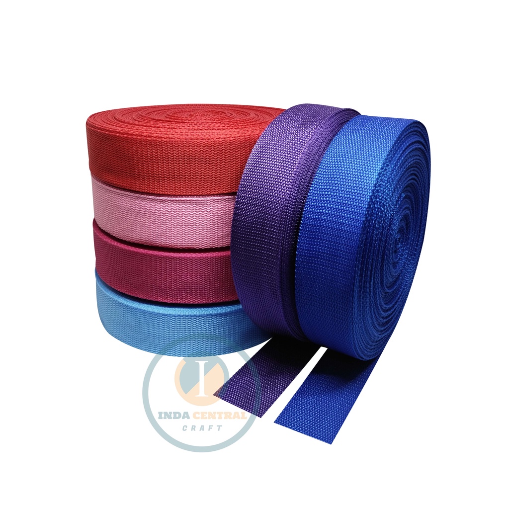 TALI WEBBING BISBAN TAS LEBAR 3.8 CM / TALI STRAP TAS PER ROL
