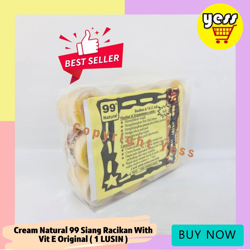 Cream Ntrl gg Siang Racikan With Vit E Original ( 1 LUSIN )