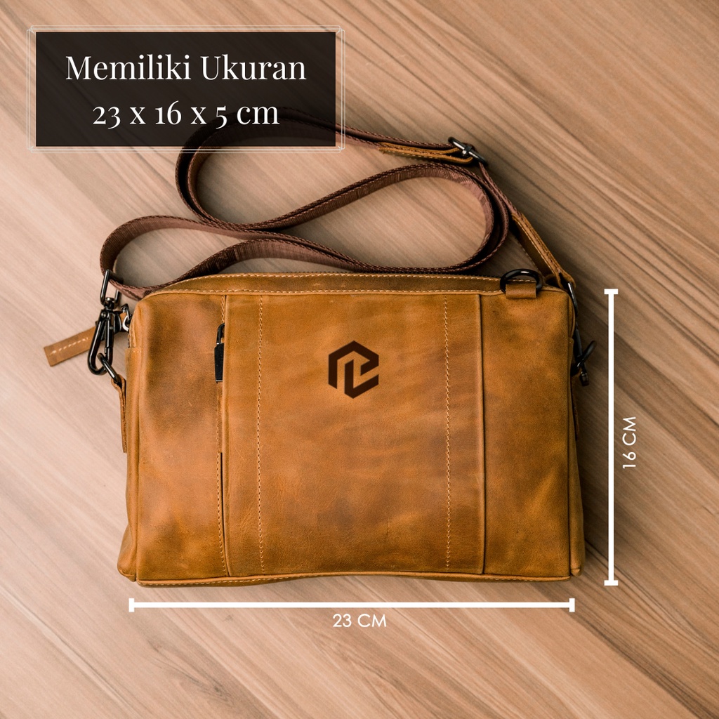 Tas Selempang Multifungsi Fashion Cowok Terkini dan Kekinian Handbag Clutch Cowok Cewek Terbaru - BERLIN MULTIBAG