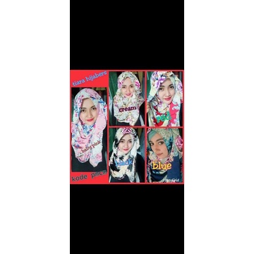 Tiara hijab preloved ( ready baby pink )