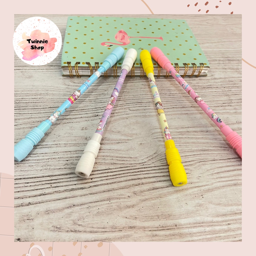 

Pen Putar Magnet Tongkat Unicorn Pulpen Bolpen Pena Lucu Karakter Unik Murah Ready COD Alat tulis Perlengkapan Sekolah