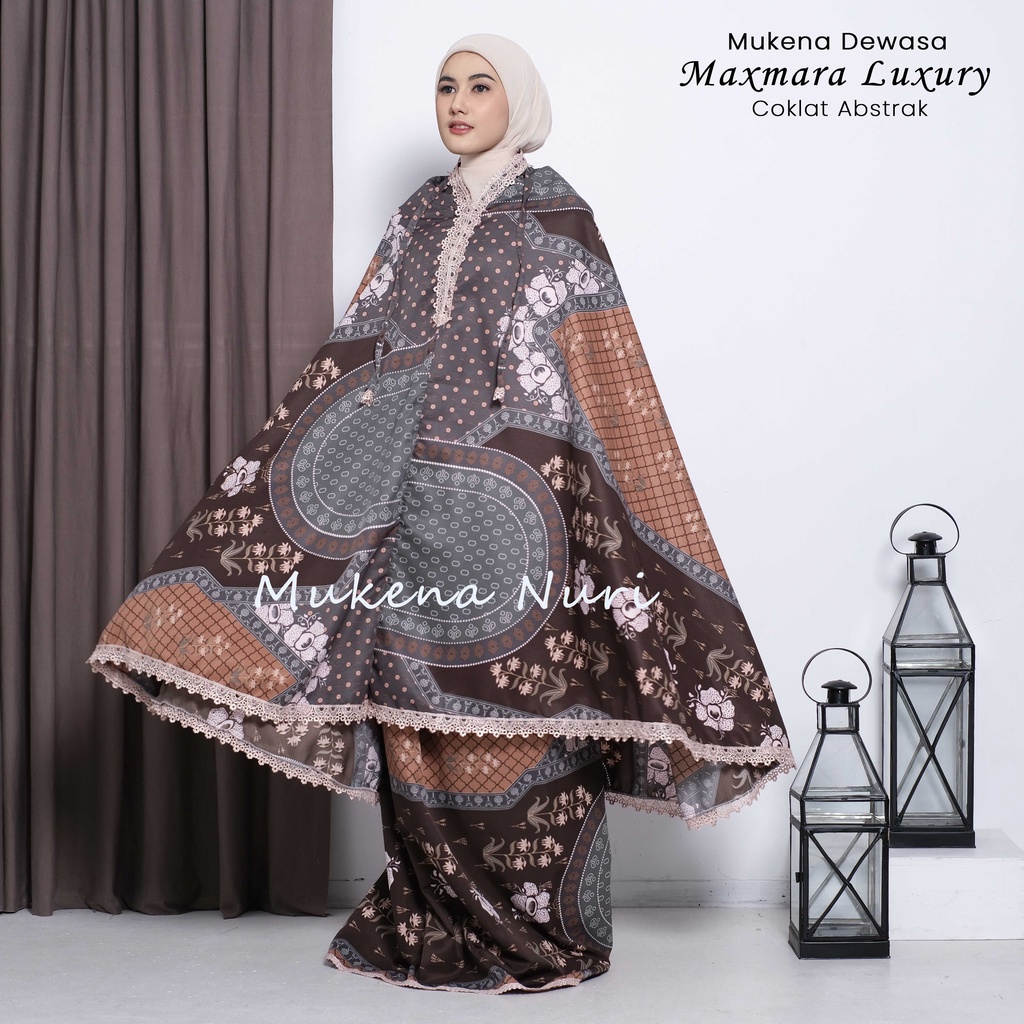 Mukena Dewasa Maxmara Luxury 2IN1 Premium Mewah Motif Printing