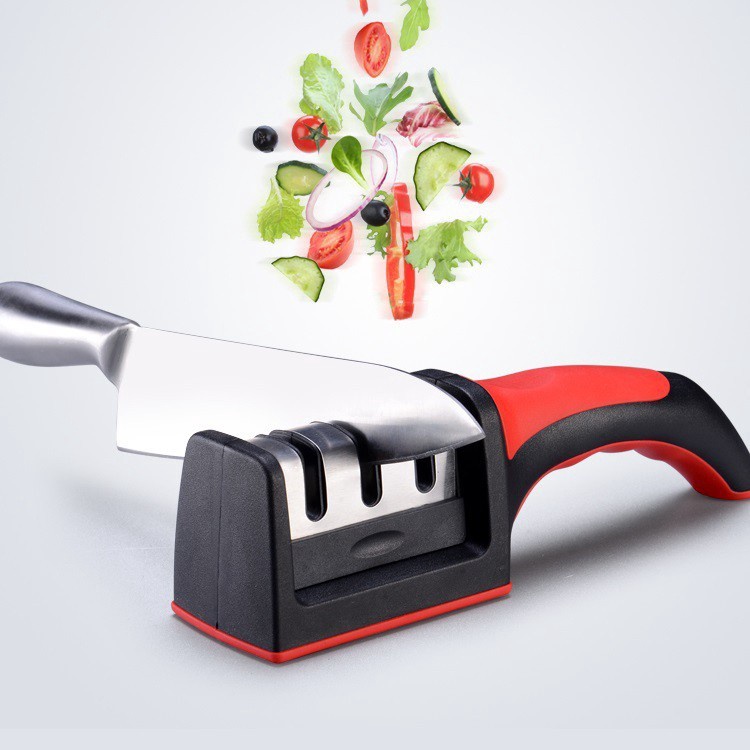 Pengasah Gunting Pisau 3 In 1 Asah pisau Asahan Pisau Asah Stainless Steel premium korea good qualit