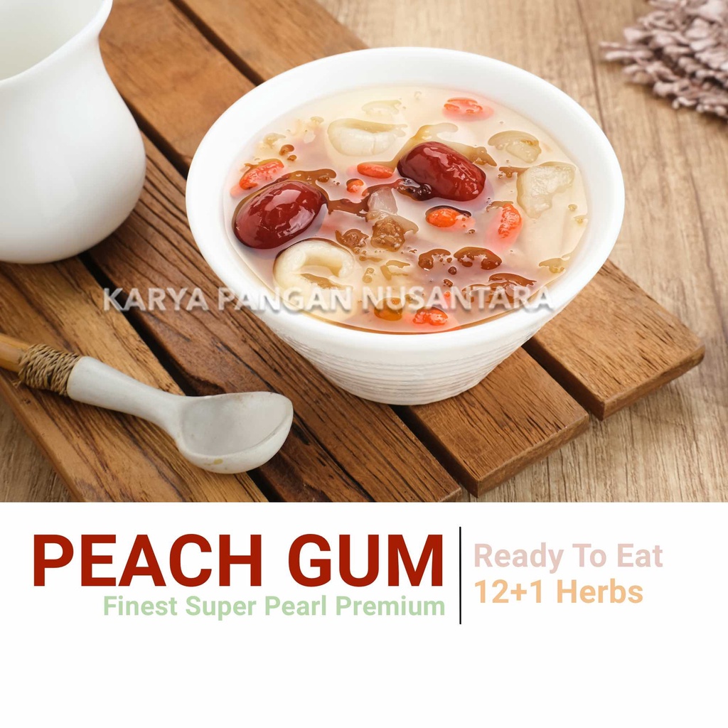 

PEACH GUM SUPER PREMIUM COLLAGEN DESSERT / Peach Gum Paket Siap Makan