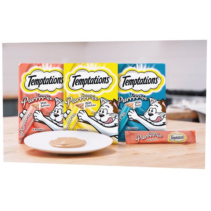 Temptations Creamy Snack Kucing