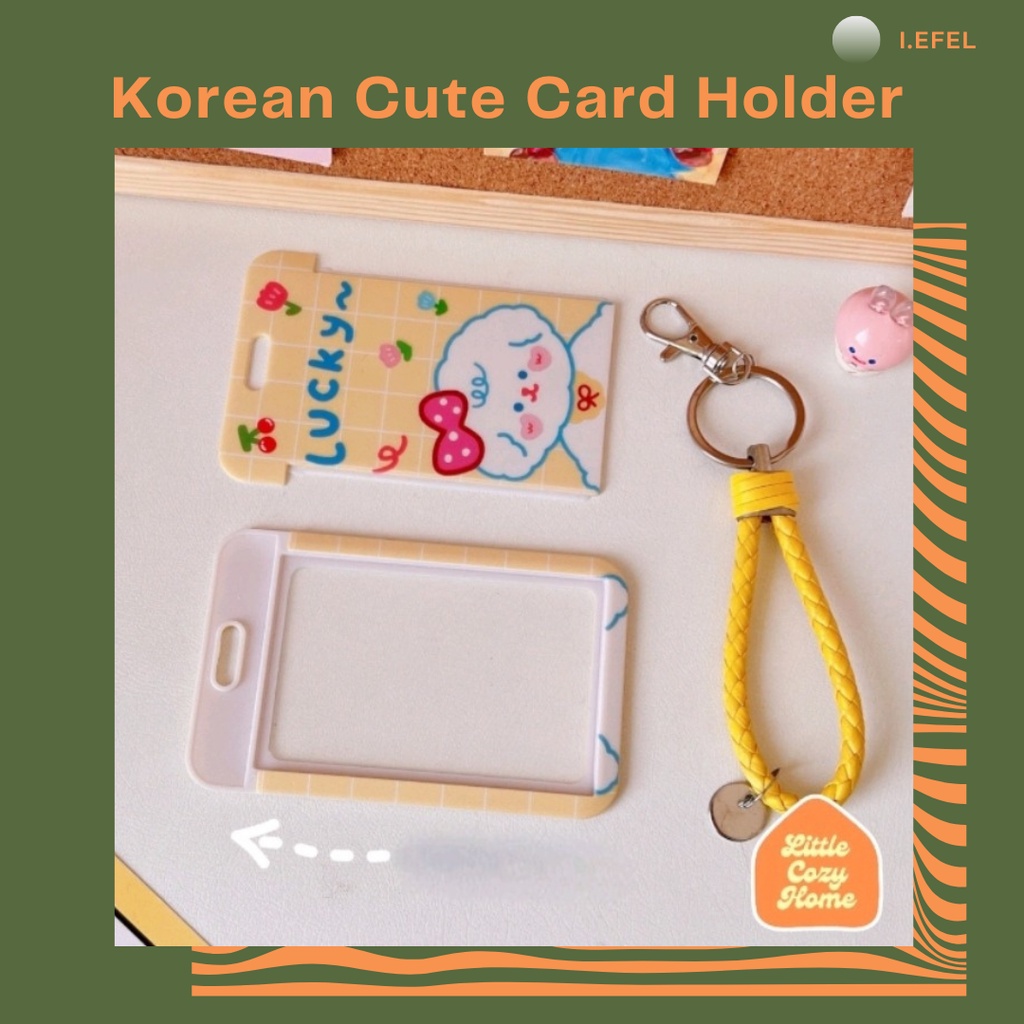 CARD HOLDER ID CARD KEY CHAIN KPOP KOREAN CUTIE -I.EFEL_