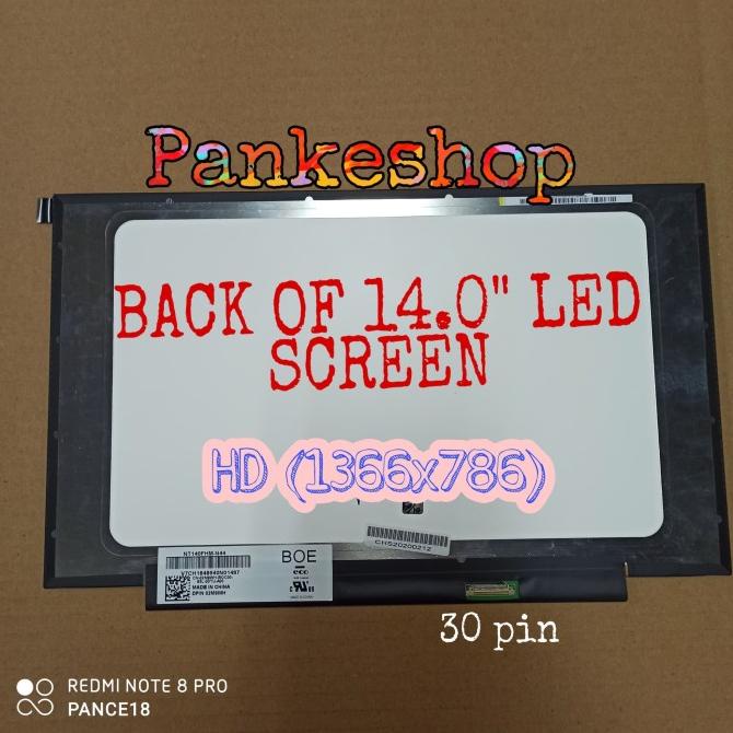 Layar LCD LED Laptop HP 14s-dk1506au 14.0 small HD