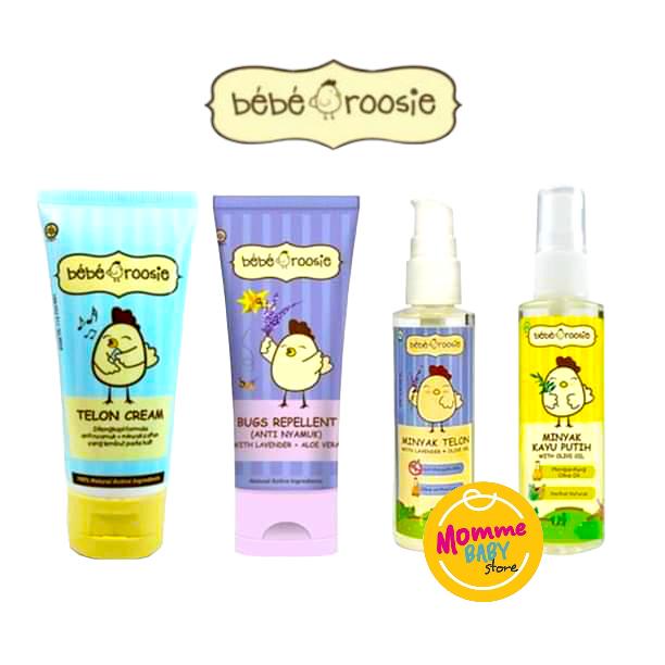 Bebe Roosie Telon Cream Bugs Repellent 60gr Kuning / Ungu / Spray