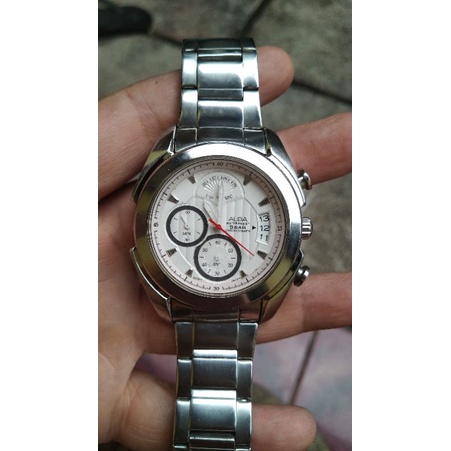 jam tangan alba chronograph second bekas original