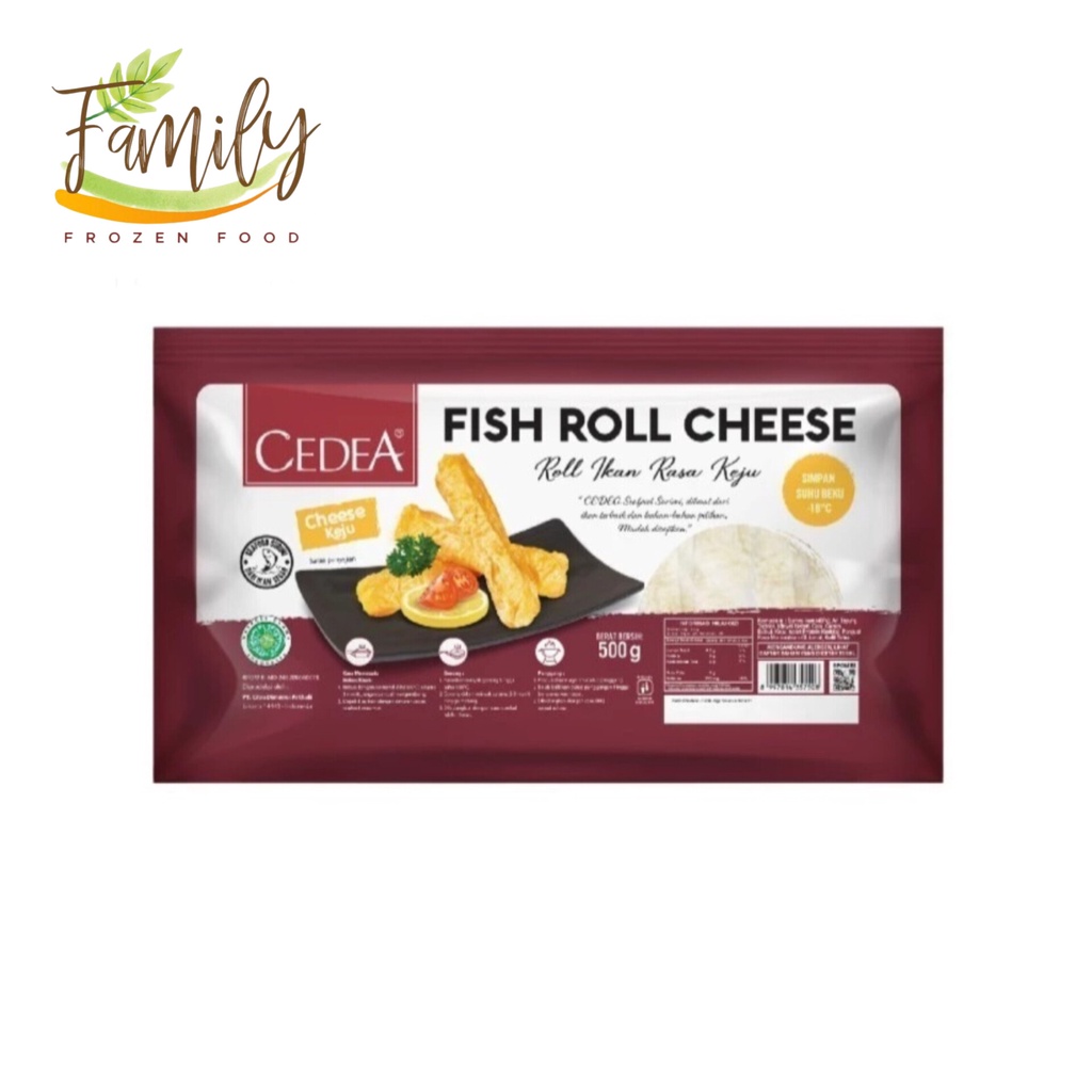 Cedea Fishroll Cheese 500gr Frozen Food Grosir