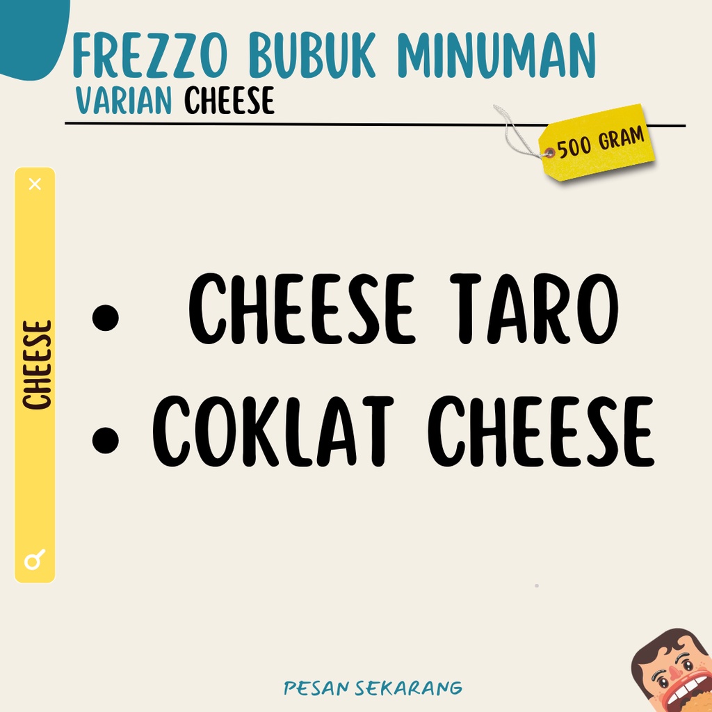 Varian Cheese - Frezzo Bubuk Minuman 500g