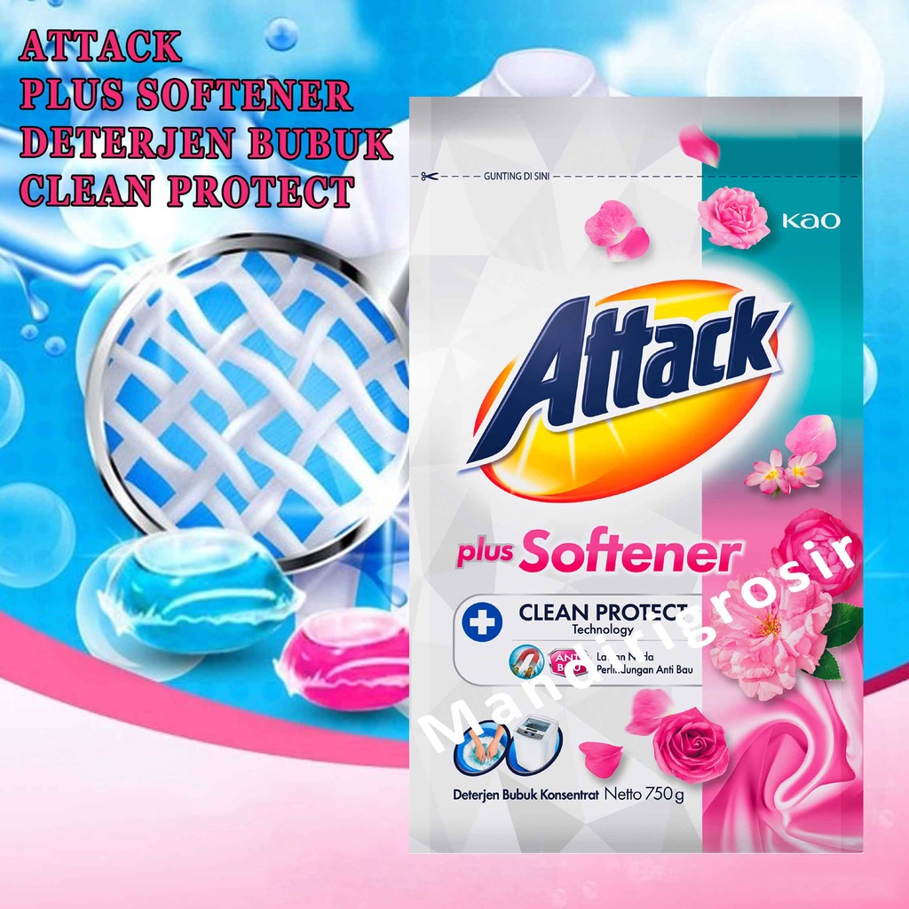 ATTACK ANTI BAU PLUS SOFTENER 750g