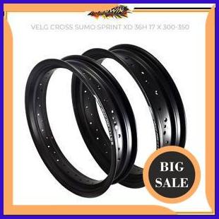 suku cadang Velg Set Depan Belakang SUMO SPRINT XD HOLE 36 17 300 350 Hitam Gloss Hitam Doff 140ZZ3