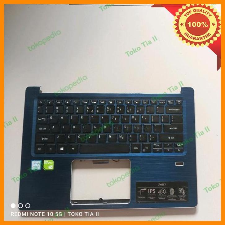 (TKTI) Keyboard dan Palmrest Acer Swift 3 SF314-54G Series