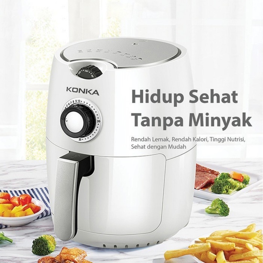 Air Fryer KONKA 2.2 Liter Penggorengan Listrik Tanpa Minyak