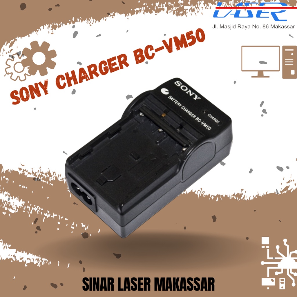 CHARGER CAS SONY BC-VM50/ BC-V615 /BC-TRP /BC-TRX / BC-TRN / BC-CSD CAS BATERAI KAMERA SONY