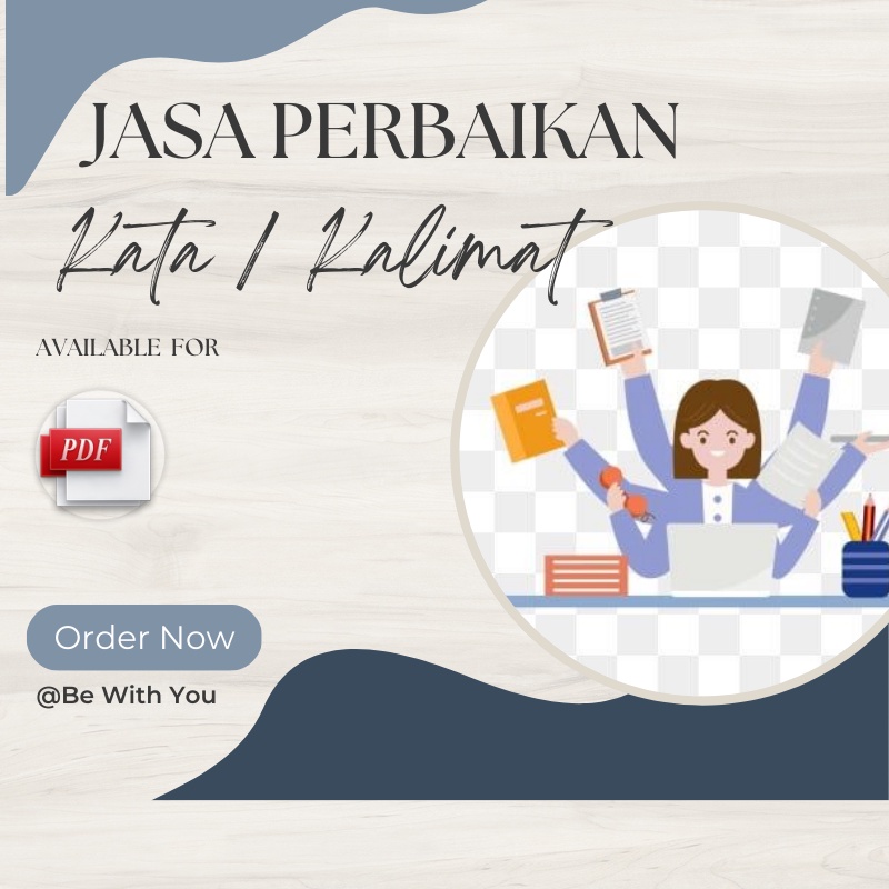 EDIT PDF / JASA PERBAIKAN PDF / REVISI PDF