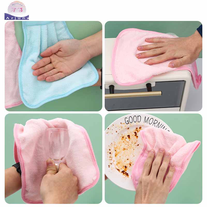 Lap Tangan Handuk Polos Kain Lap Gantung Dapur Hand Towel Serbaguna