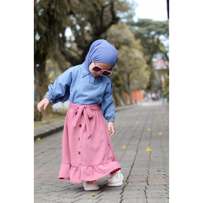 3-6TH MARIA SKIRT ANAK ROK 7/8  ROK ANAK PEREMPUAN