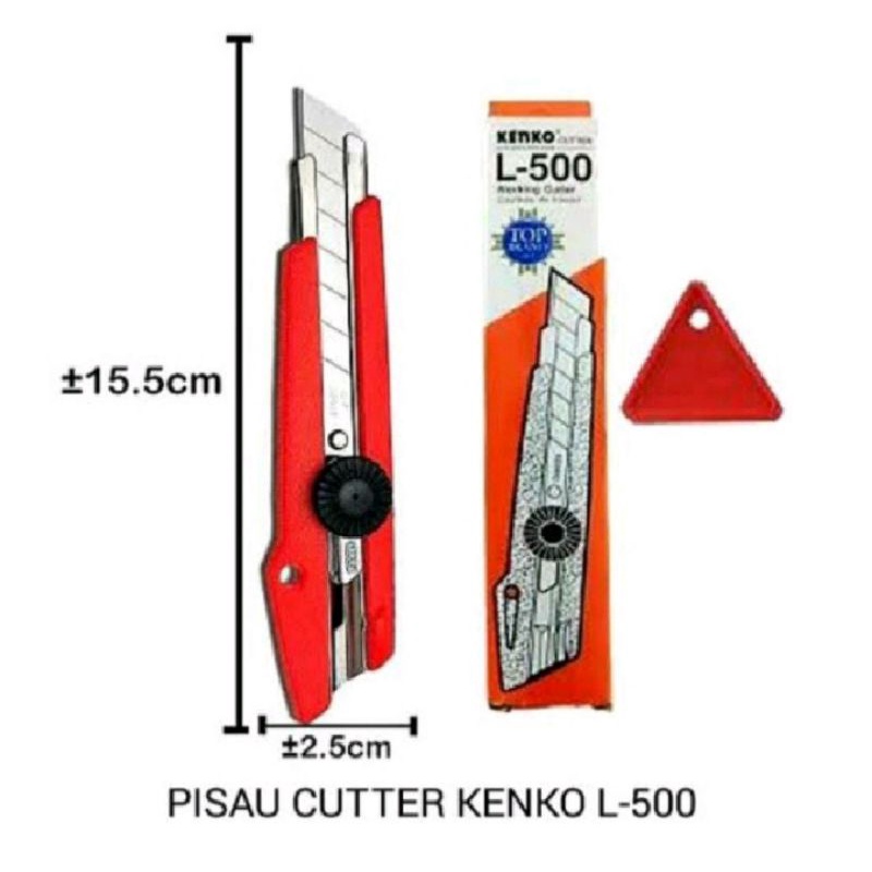 

Cutter Besar Kenko L500 Pisau Tajam Kenko Kater