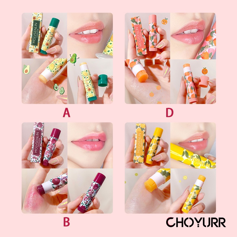 【COD】 Lip Balm Memperbaiki Bibir Anti Kering Mencerahkan Lipstik Tidak Berwarna Mencerahkan Warna Bibir-CH