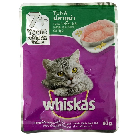 Whiskas Cat Food Pouch Tuna Senior