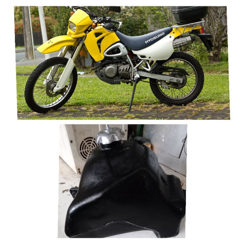 TANGKI TRAIL HYOSUNG BOSOWA RX125