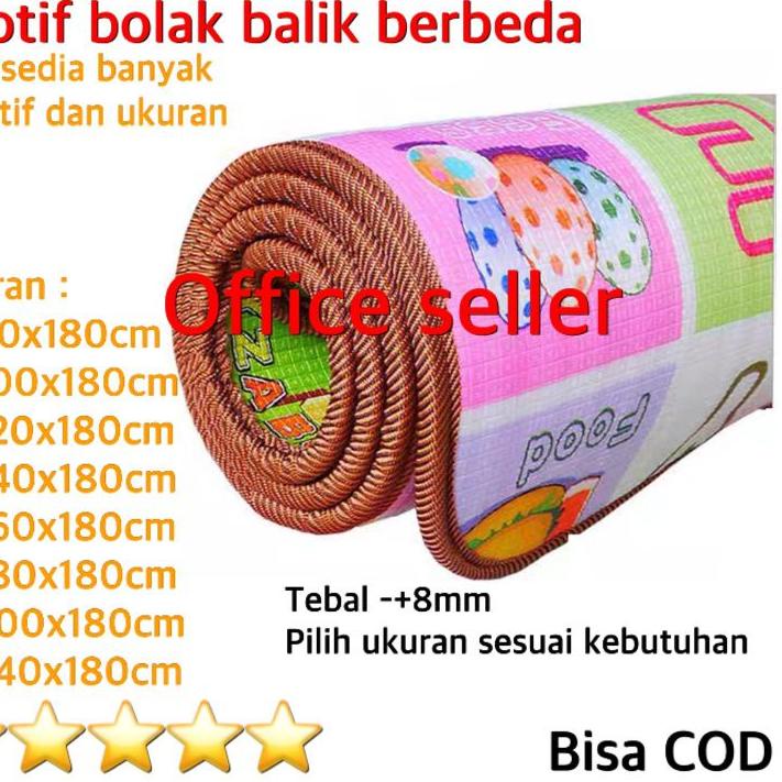 ✺ Tikar Karpet JUMBO PE FOAM | karpet bb | karpet bolak balik | karpet tebal | matras | karpet motif