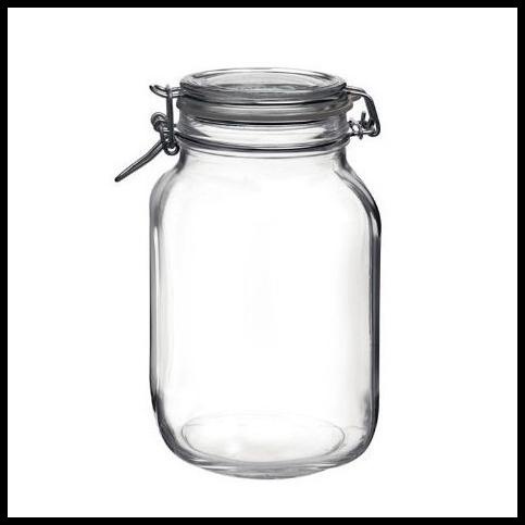 

Toples Kaca Hermetico 2 Liter Dengan Penutup Kait / Toples Kue 2L