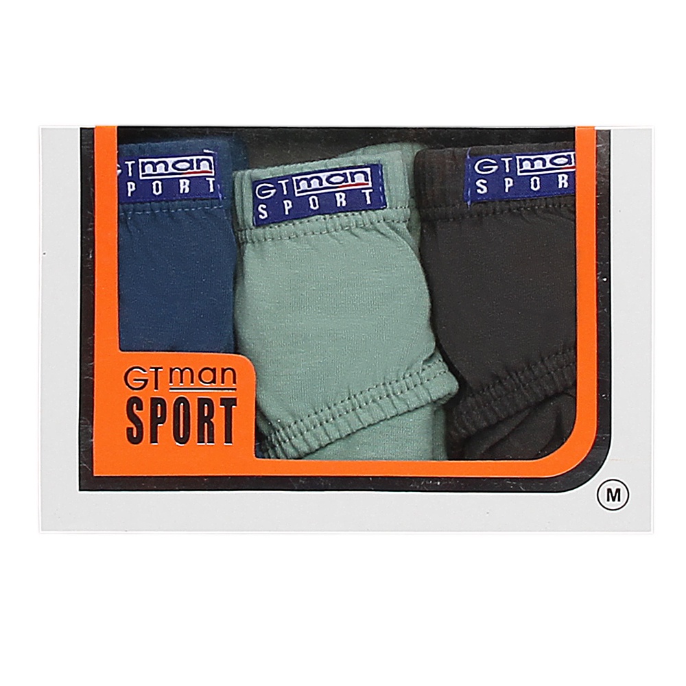 Gt Man - Sport - SPB 02 Mini Brief -3Pcs - Multicolour