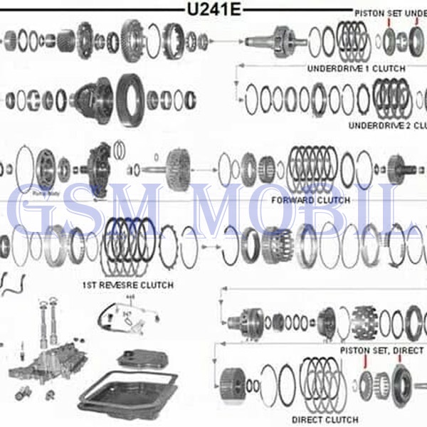 Kampas Kopling Matic Toyota Camry U140 U241 U151 U250 35667-21010 7539