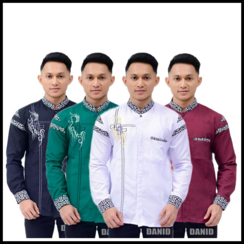 Baju Koko Fashion Muslim Pria Lengan Panjang Terbaru