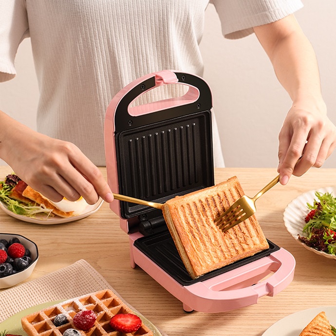 Electric Toaster Sandwich Waffle Pemanggang Roti Telur Sandwich Maker